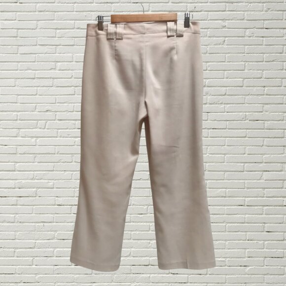 SUZY SHIER Light Beige Capris - Picture 2 of 4